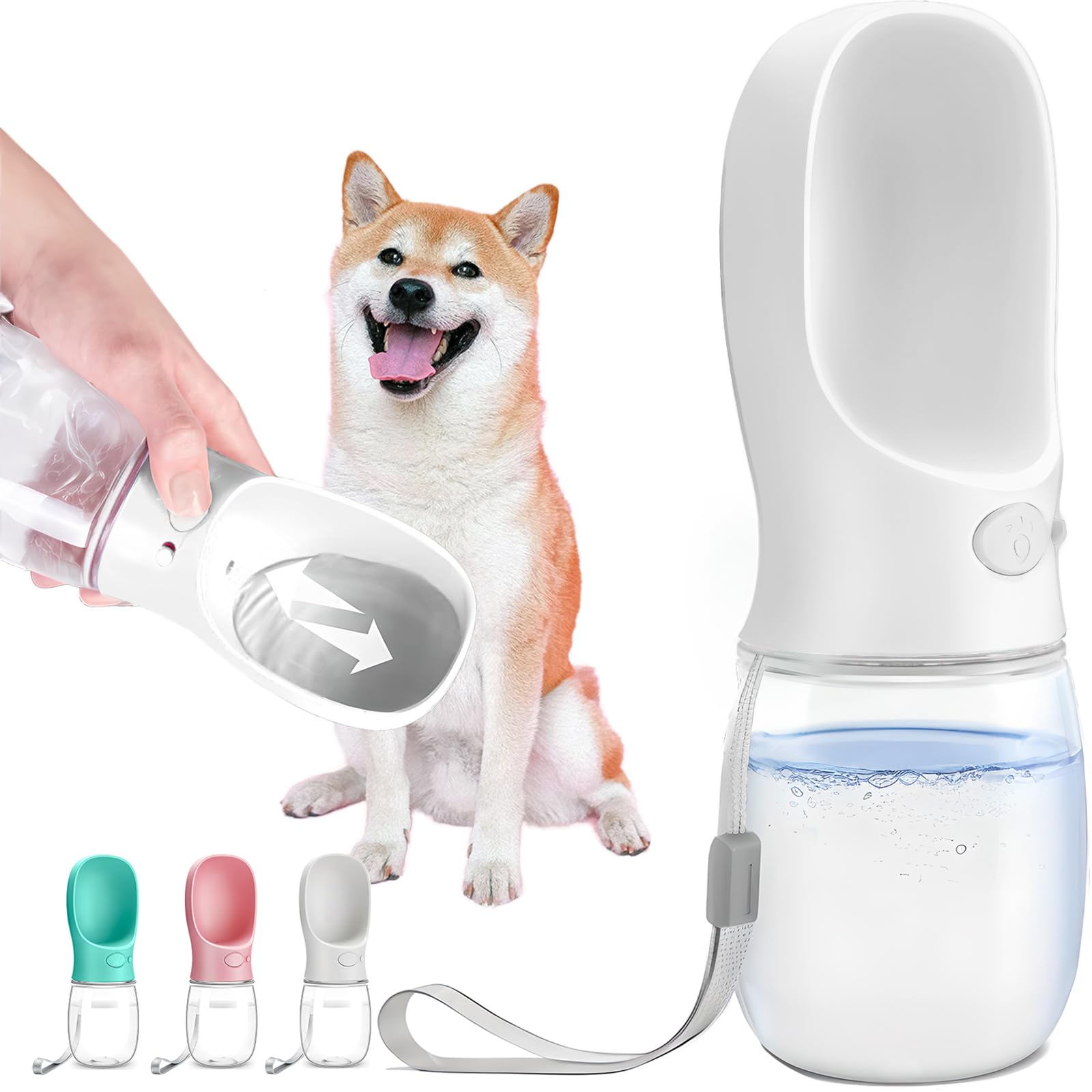 Amazon | DKPlus ペットウォーターボトル 給水器 犬猫など 多種