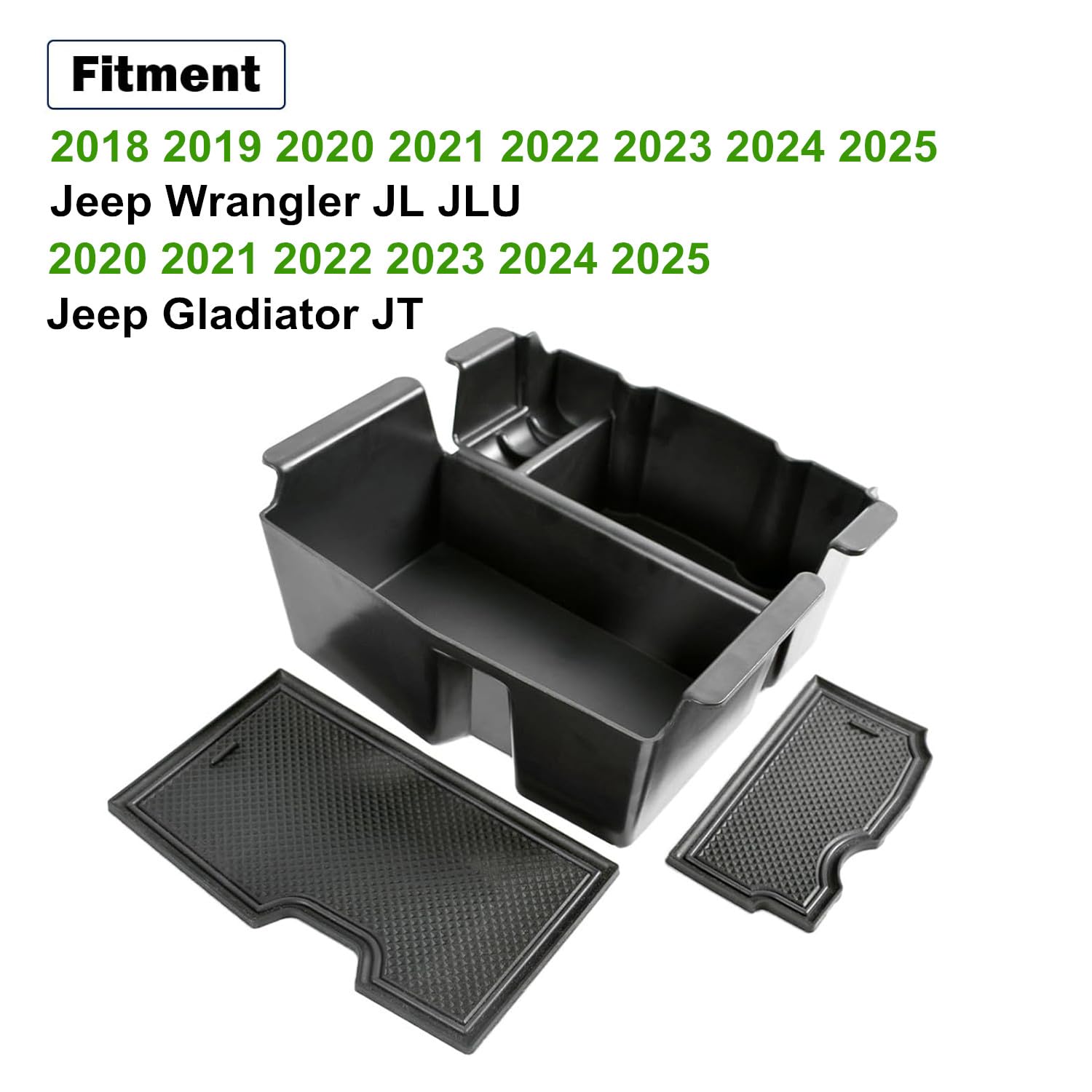 JKAPCYJFHF Bandeja organizadora de consola central para Jeep Wrangler Gladiator 2020-2024