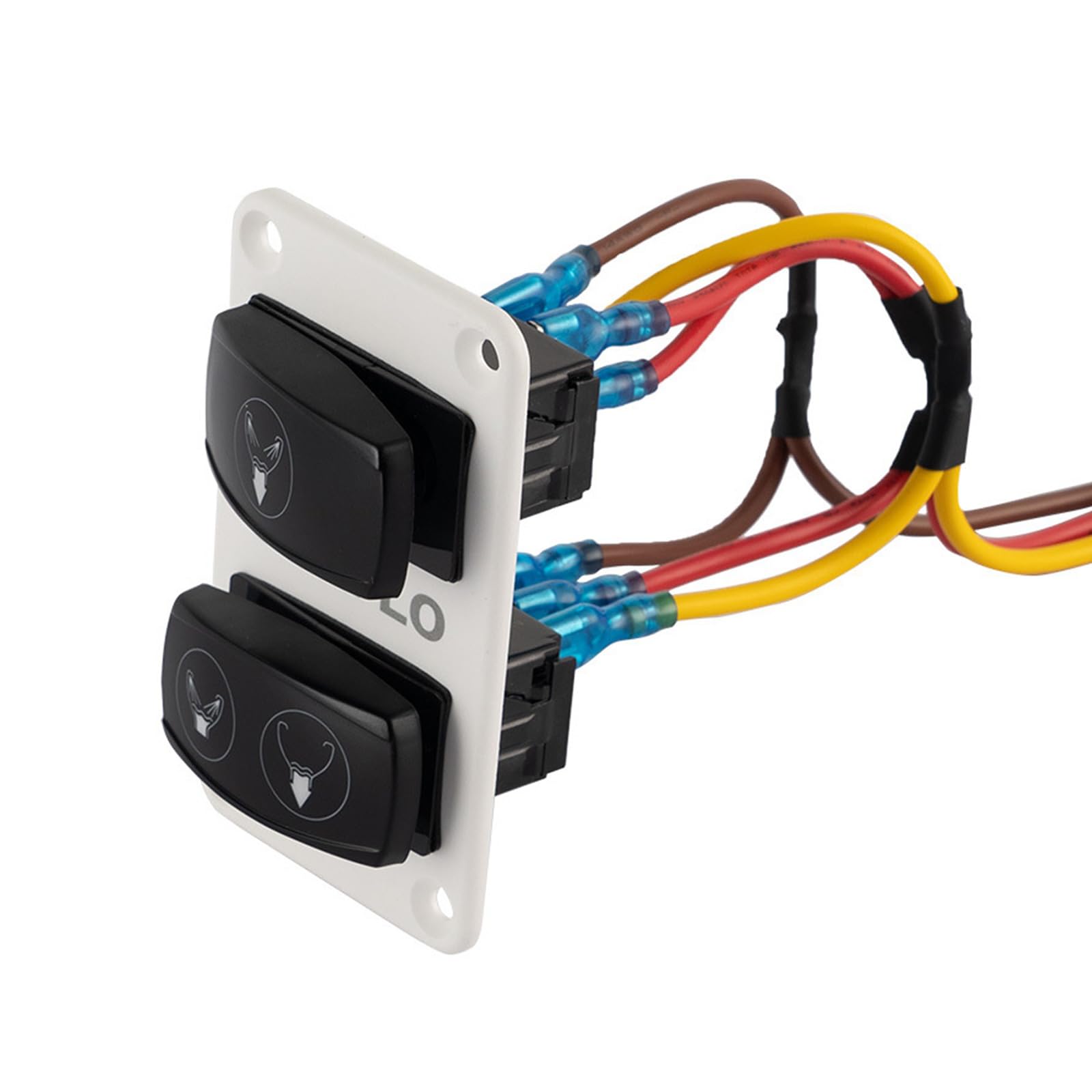 CUNZJIA Marine Toilet Switches Panel ABS 3 Way Control with Strong Construction & Easy Operate Upgrades for Yacht Boat