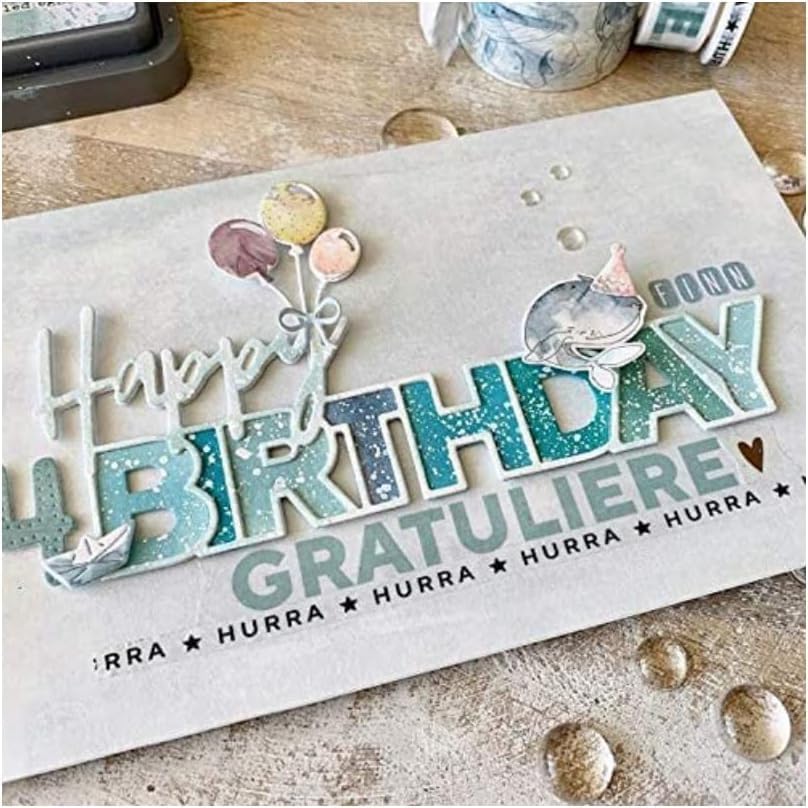 Metal Template Moulds, Die Cuts Stencil, Cutting Dies for DIY Scrapbooking Photo Album Decorative Embossing Paper Dies for Card Making