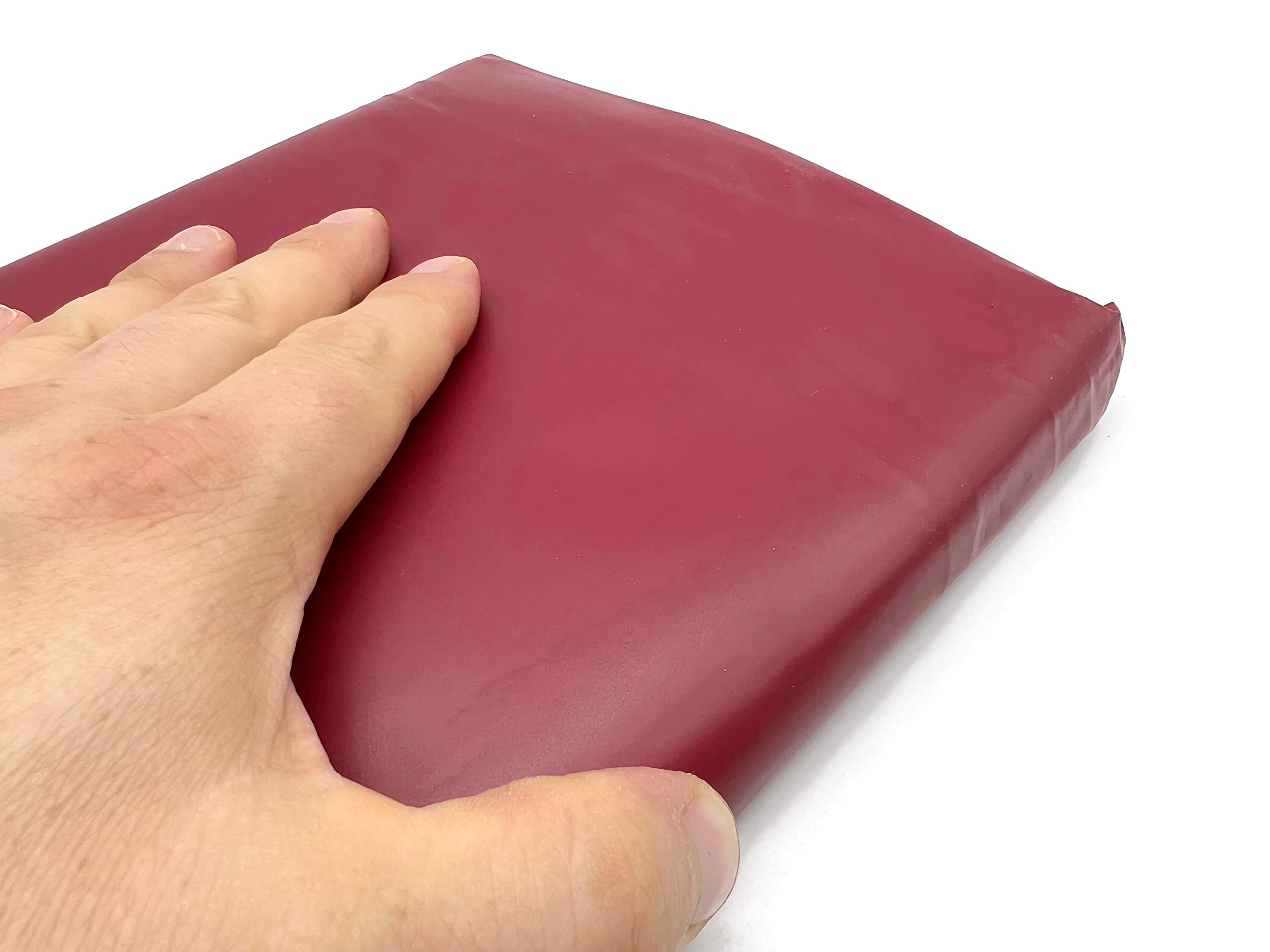 Exoda sábana impermeable de color rojo oscuro fabricada en 99 por ciento vinilo resistente a desgarros adecuada para diferentes usos lavable hasta 30 grados