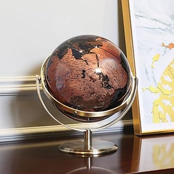 地球儀風オブジェ Amazon.co.jp: [dhiuebc] 地球儀 インテリア M アンティーク風