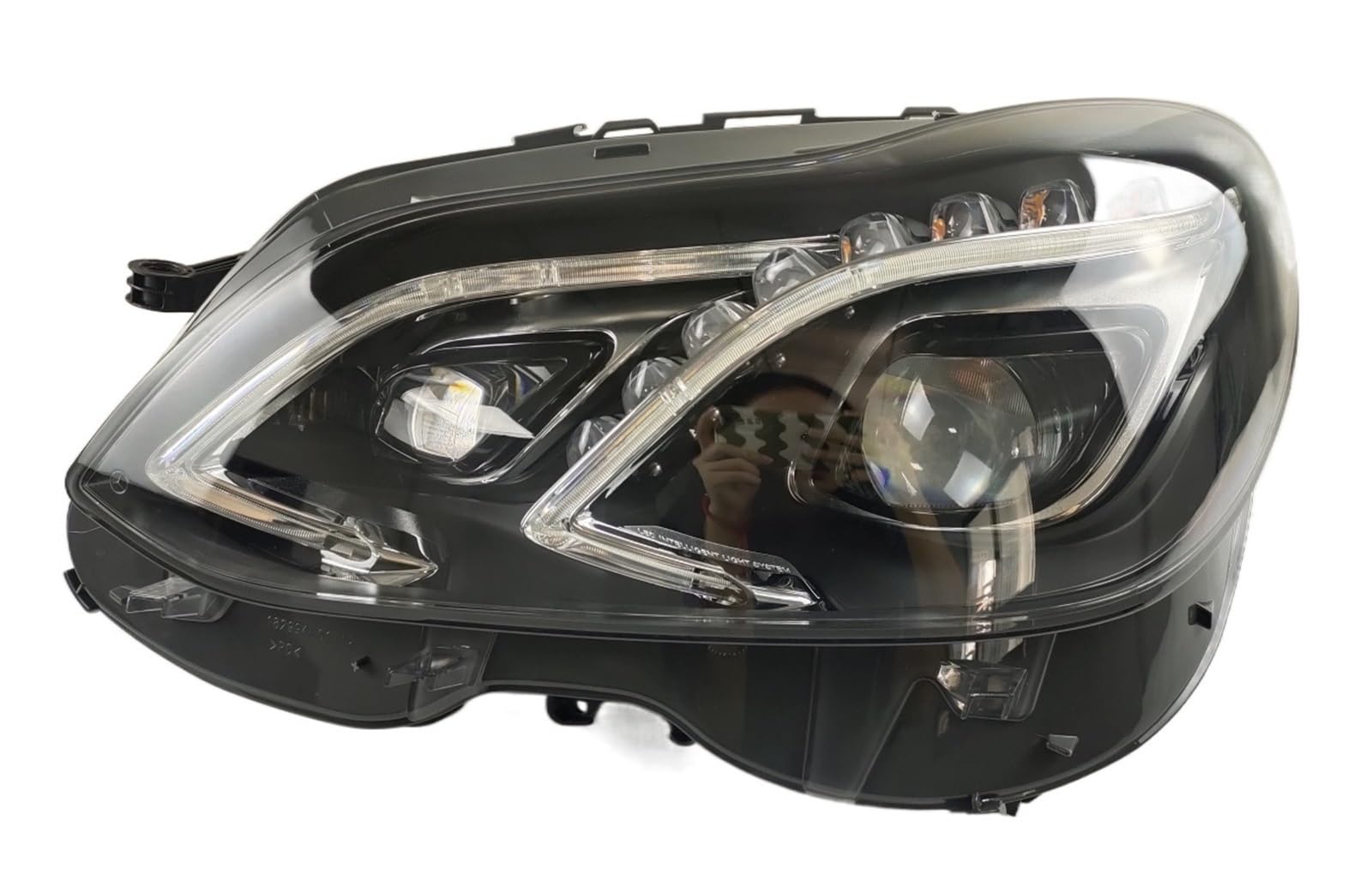 Akcesoria samochodowe lampa LED 2015-2018 kompatybilna z Mercedes Benz E klasa W212 212 reflektor oryginalny montaż reflektorów systemy oświetlenia samochodowego(Left with module)