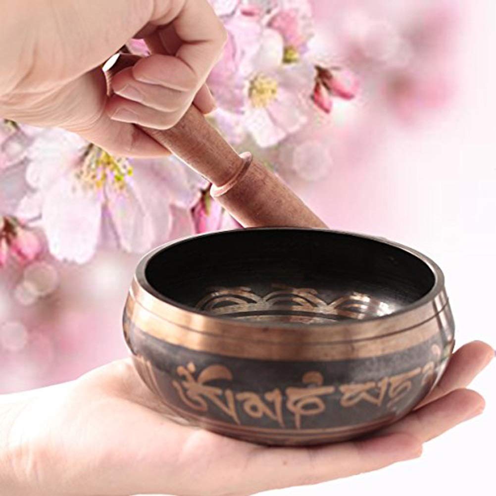 Set di Campane tibetane con percussione per Meditazione, rilassamento e Stress