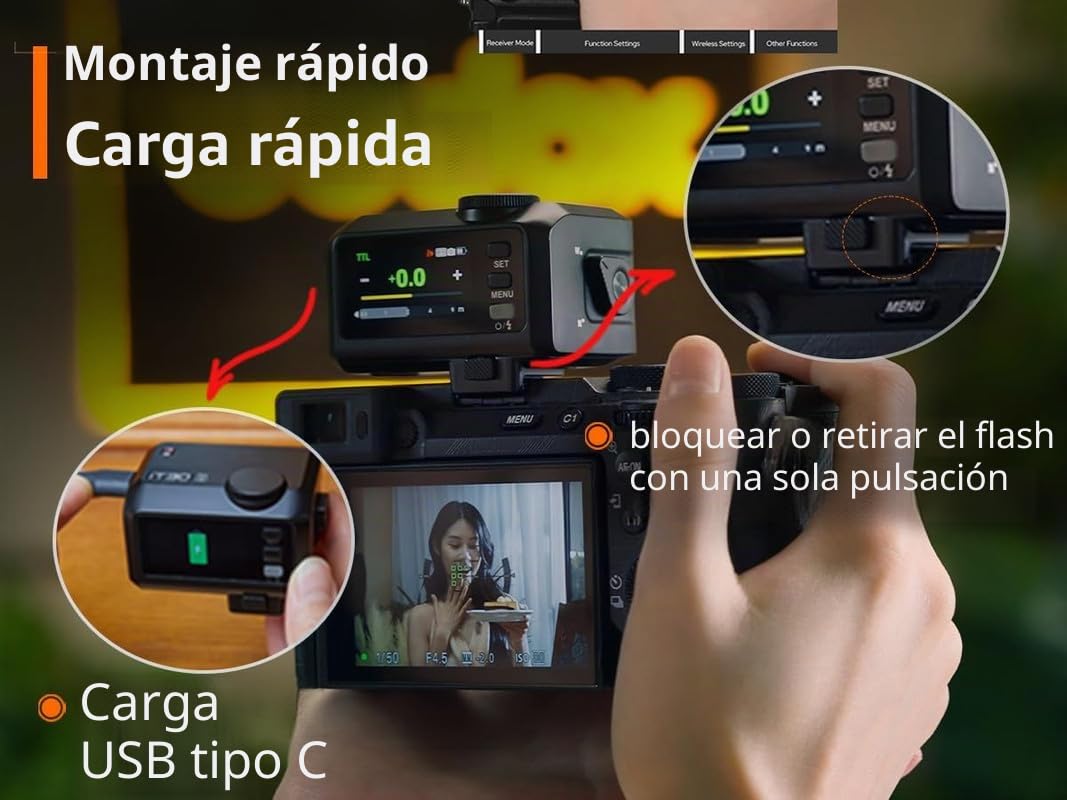 Flash Godox IT30Pro S para Sony con Difusor, IT30 Pro S TTL HSS 1/8000s Speedlite, Compatible con Cámaras Sony Alpha A9 III A7III A7IV A7RV A7C A7CII A7 A7SIII A6700 A6600 A6400 A6100 ZV-E10 II ZV1