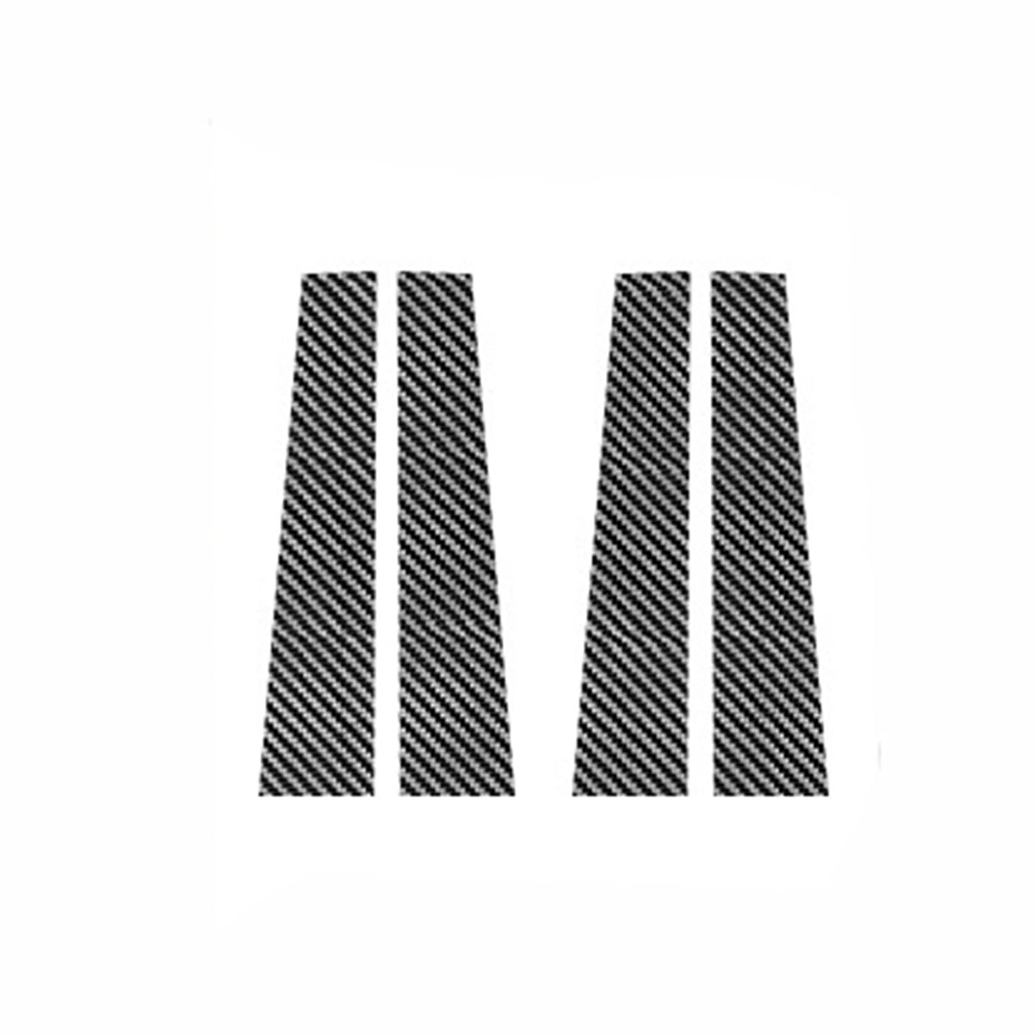 Liurose C-Carbon Pattern Style Car Window Trim Cover Bc Column Sticker,For Jeep Renegade 2015-2020 8Pcs,Accessories Auto Exterior Parts Car Window Pillar Posts Sticker,