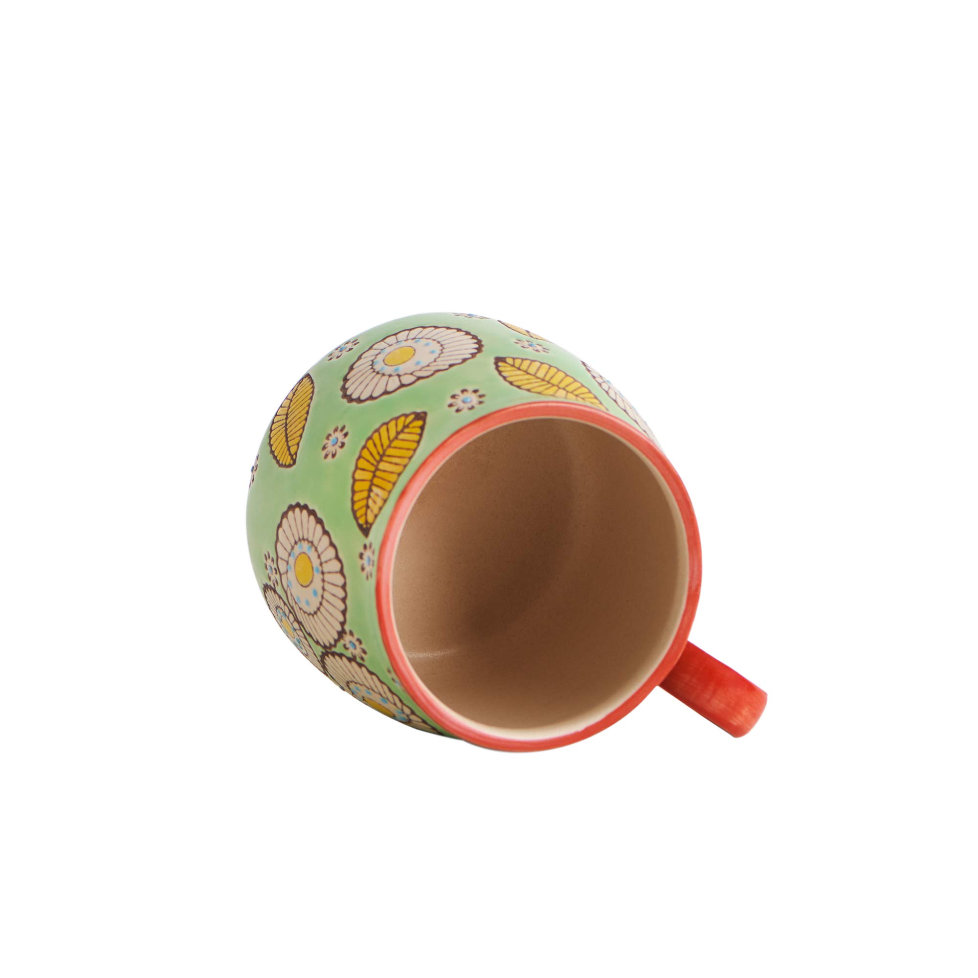 Chumbak Cheer Mug, Green, Ceramic Coffee and Tea Cup, Unique Design, Kitchen and Dining Mug, Microwave and Dishwasher Safe - Image 3 thumbnail