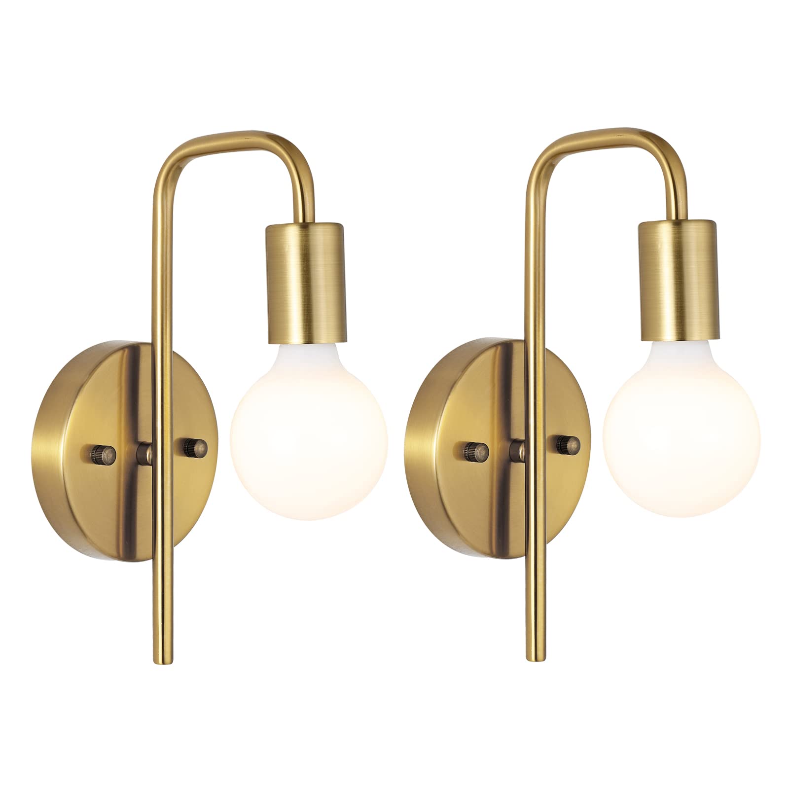 BYOLIIMA 1-Light Wall Sconce Gold 