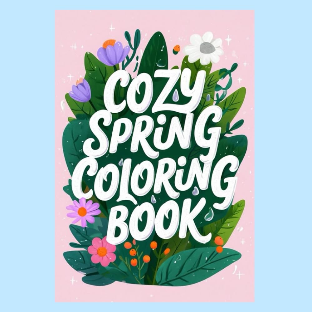 Cozy Spring Coloring Book