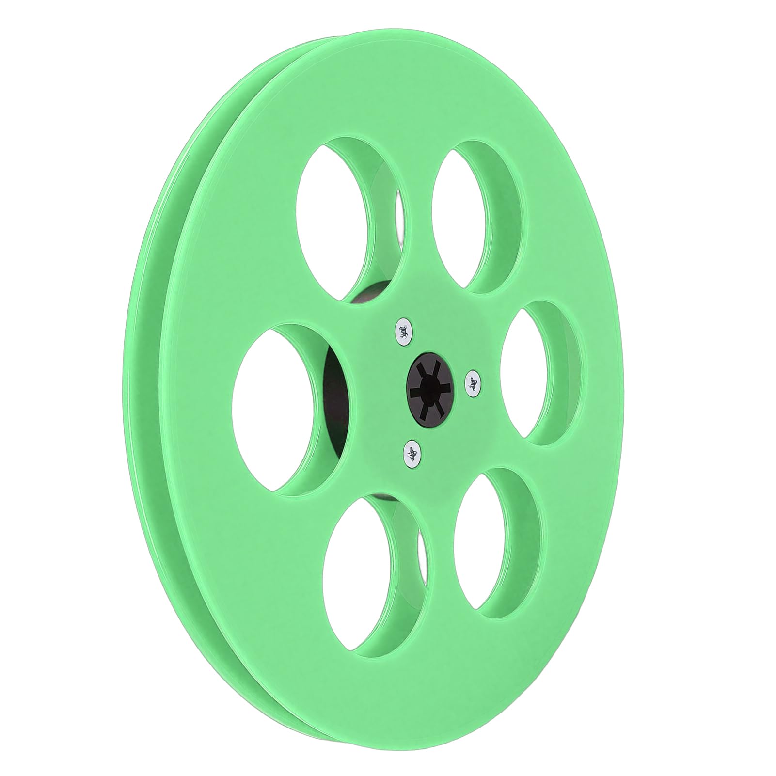 Generic 1/4 7 Zoll Robuste Leere Tonbandspule für Studer Take Up mit NAB-Nabenersatz, Premium-Tonbandspule für Aufnahmen, Passend für, ABS-Material (GREEN)
