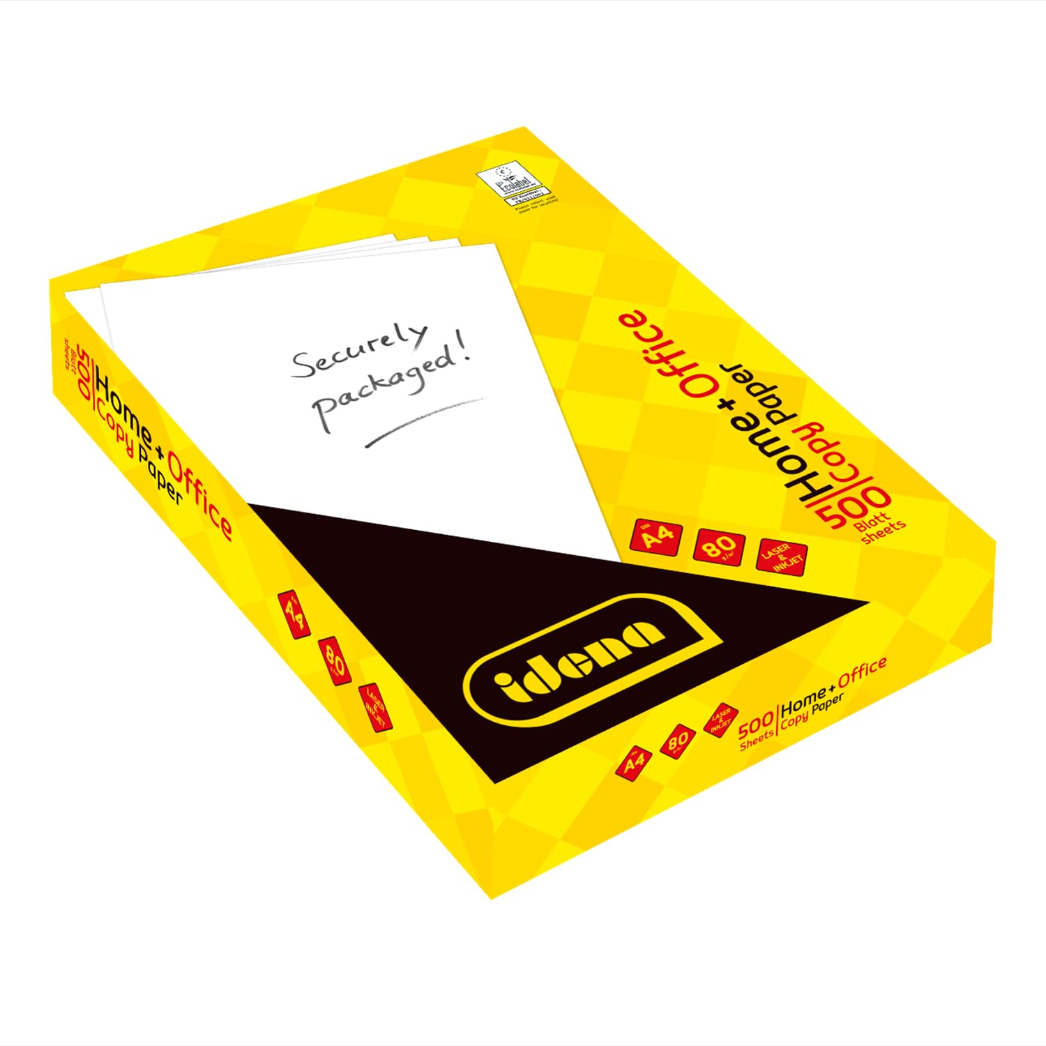 Idena 90950 Carta per fotocopie A4 5 confezioni da 500 fogli 80 g/m²