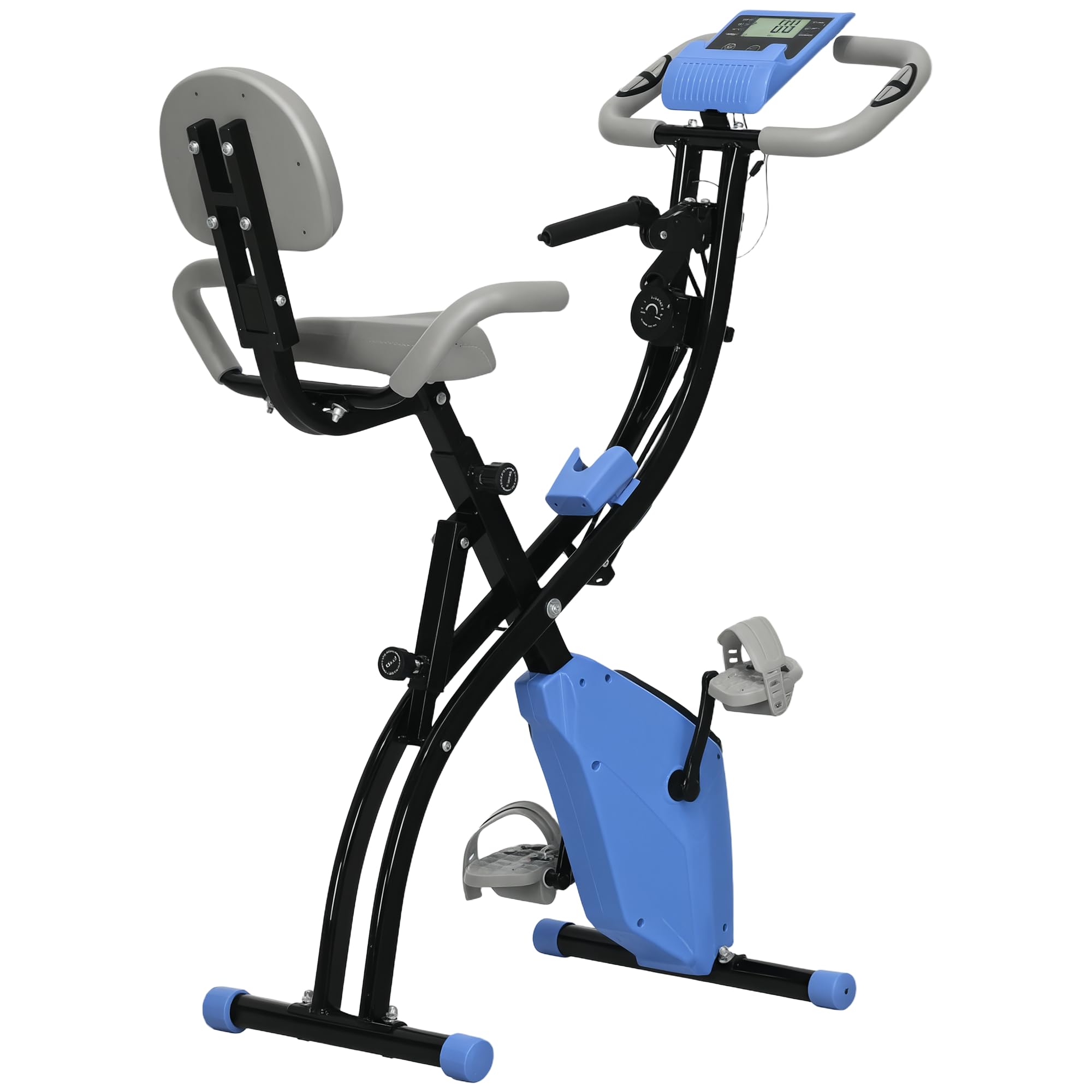 bicicletta foldabile ad alta resistenza con sensore heart rate e schermo LCD