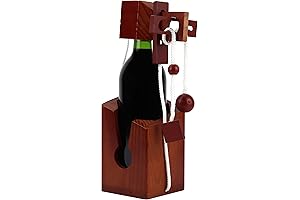 Wine Puzzle: Captivating Wooden Bottle Puzzle for Wine Lovers