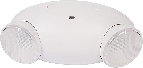 Morris Products Luz de emergencia micro LED, color blanco, alto rendimiento, 76 lúmenes, unidad de iluminación de emergencia de ahorro de energía,