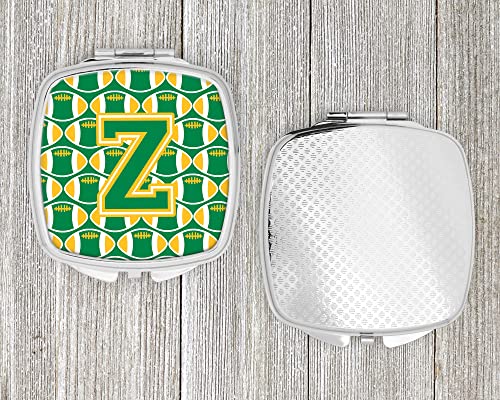 Espejo compacto cuadrado para maquillaje con diseño Letter Z miniatura 4