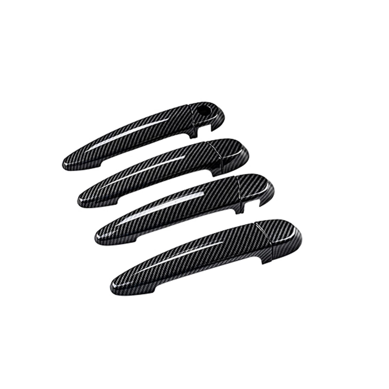 Eidash One Color Car Exterior Door Handle Cover For F30 F35 F34 E70 E71 E84 F25 F26 F31 Car Carbon Fiber Style Exterior Door Handle Cover Sticker Trim Styling
