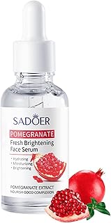 Ófacial clareador - 30ml/1.05fl.oz Hidratante Facial Essencial Com Romã | Firming Lighten Fine Line Nourish Essence Hidratante Hidrata e Suaviza a Pele áspera para um brilho radiante Littryee