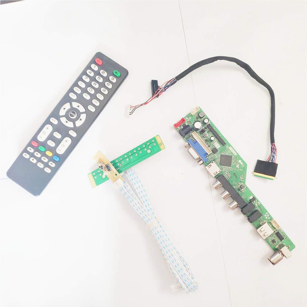 for N140BGE-L41/L42/L43 WLED LVDS 40Pin HDMI VGA USB AV RF T.V53 Display Controller Drive Card Lapto