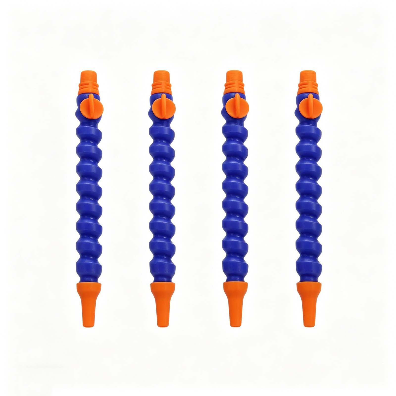 Wyqxty With Switch Flexible Coolant Pipe Plastic Adjustable Coolant Hose Round Nozzle Multiple Sizes Lathe Milling 4Pcs(,1/4 400Mm)