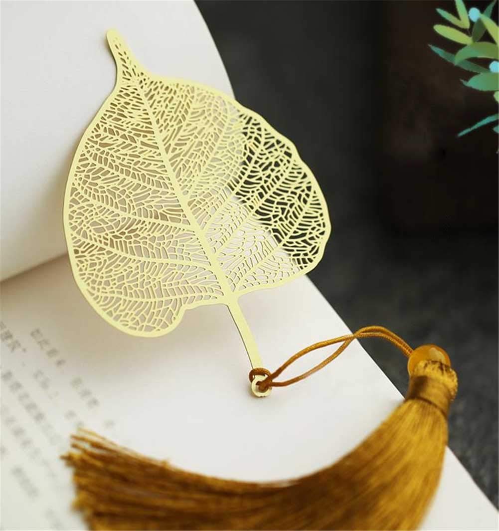 【葉っぱの栞付き】ブックカバー「ペイズリー」 Amazon | しおり ブックマーカー 栞 金属シリーズ 可愛い