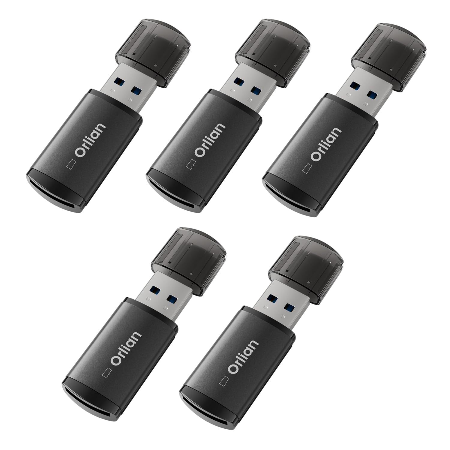 Photo 1 of Orlian USB 3.0 Micro SD Card Reader, 5Gbps Speed, 5 Pack