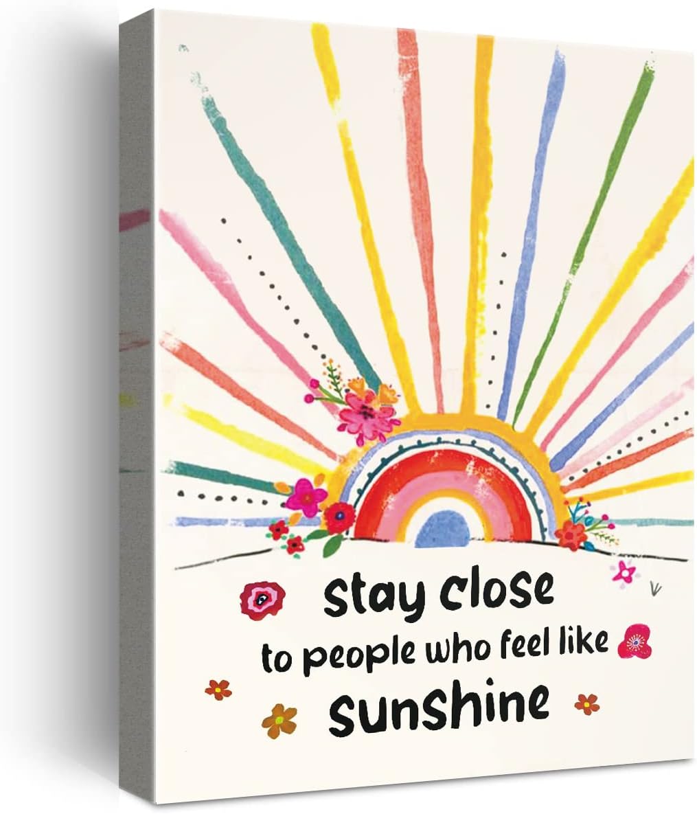 Amazon.com: Stay Close To People Who Feel Like Sunshine Inspirational