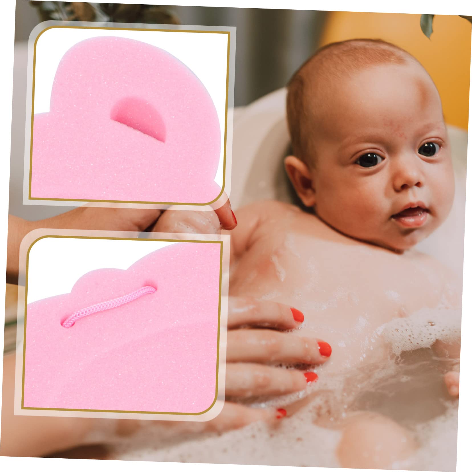 PRETYZOOM 1 Pc Alfombra de baño Esponja Infantil bañera Hinchable Bebe cojín de baño para bebé esponjas Alfombra de Ducha Almohadilla de baño para bebé cojín de baño Antideslizante Navidad