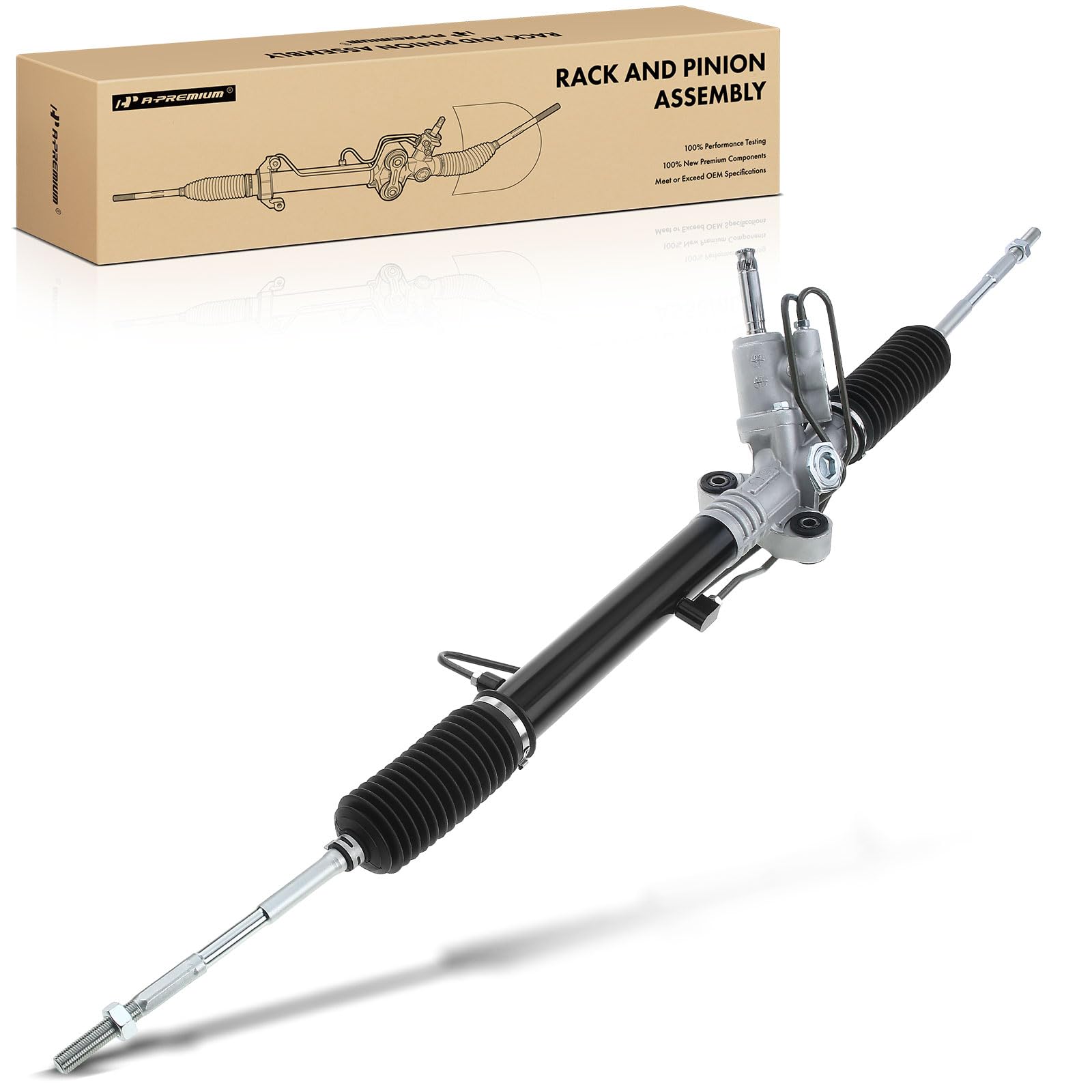 A-Premium - Hydraulic Power Steering Rack and Pinion Compatible with Subaru Impreza 2008-2014, WRX 2012-2014, WRX STI 2013-2014, 2.5L, Replace