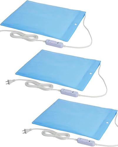 Boncare Almohadilla térmica pequeña sin apagado automático para calambres y alivio del dolor de espalda, ajustes de temperatura alta y baja,