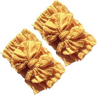 Toyvian 2 Peças De Laços De Cabelo Para Crianças Faixas De Cabelo Para Crianças Faixas De Cabelo Elásticas Para Crianças Faixa De Cabeça Com Nó Faixa De Cabeça Para Bebês Acessórios