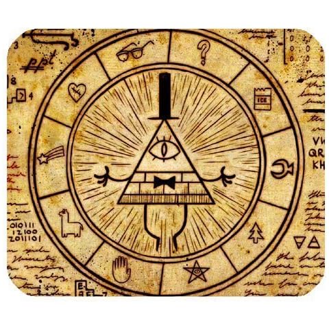 Custom Evergreen Fashion Gravity Falls Art Rectangle Mousepad Customized Mouse Mat Pad 9.84 x 7.87 inches Cover