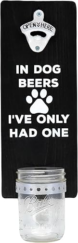 Miniatura 3 de Abridor de botellas de cerveza en Dog Beers I 've Only Had One  hecho a mano montado en la pared con tapa  Regalo para el día de San Valentín para