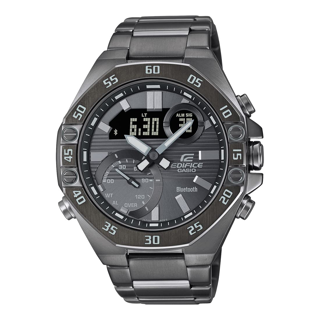 Casio Edifice Bluetooth Connect Analog-Digital Grey Dial Men ECB-10DC-1BDF (ED525) (B09NVZ5SPQ) Amazon Price History, Amazon Price Tracker