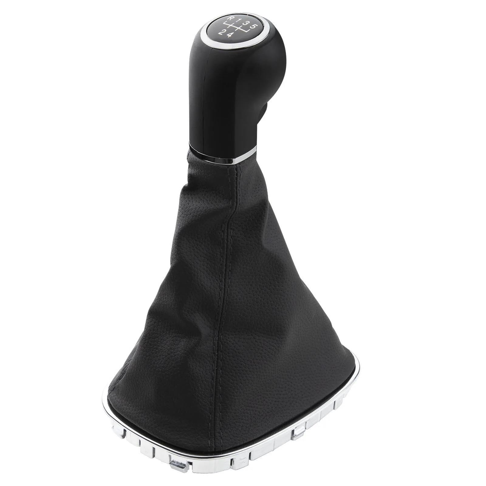 Grddpltu One Color Gear Shift Knob Compatible With Opel For Corsa D S07 E X15 5 Speed Gear Shift Knob Gaitor Boot Manual Pu & Plastic
