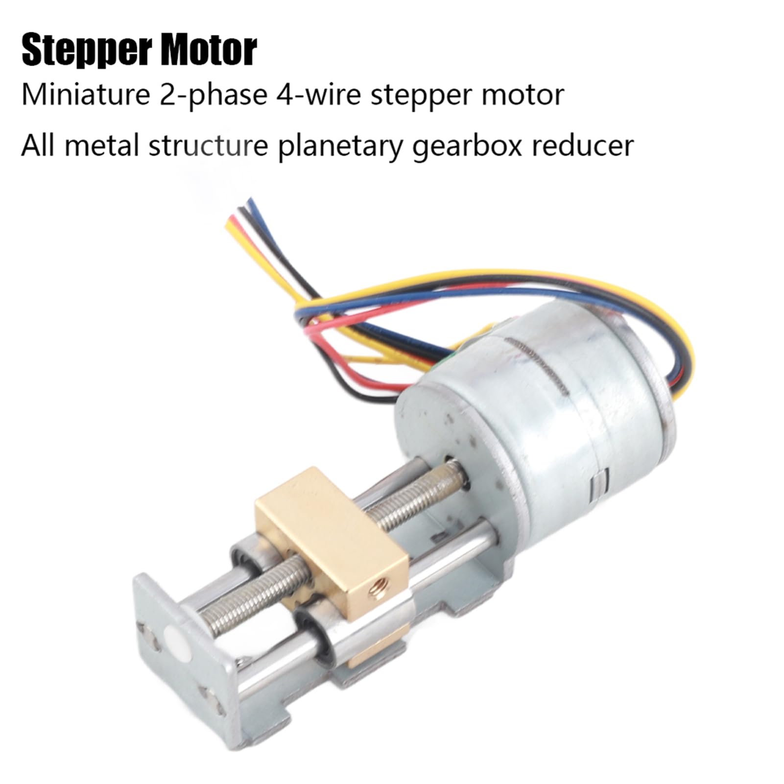 NEMA09/20 Stepper Motor, Mini Linear Stepper Motor, Linear Lead Screw Nut Slider for DIY Small Slider