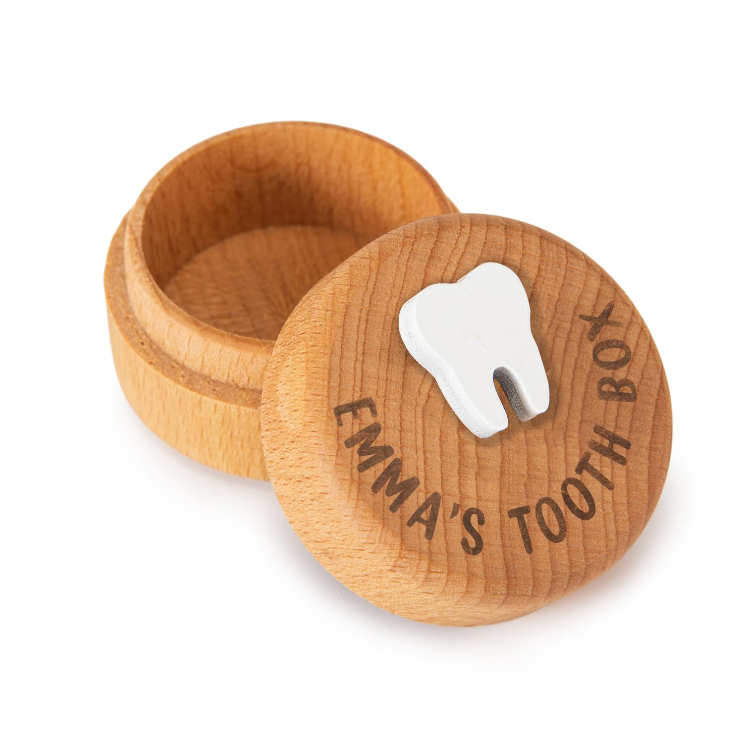 free-space Tooth Fairy Box 3D Carved Wooden Box Souvenir Dropped Tooth Keepsake Storage Box Gift for Boy or Girl (custom tooth box 1)