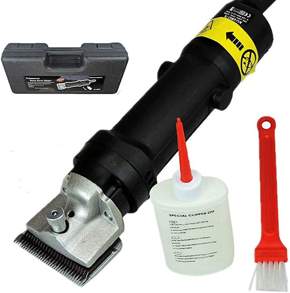 Horse Clippers Professional, 6 Speeds Heavy Duty Farm Livestock Haircut Trimmer, 690W High Power Heavy Duty Pet Clippers Set, Fast Cut for Horses, Llamas, Cattle