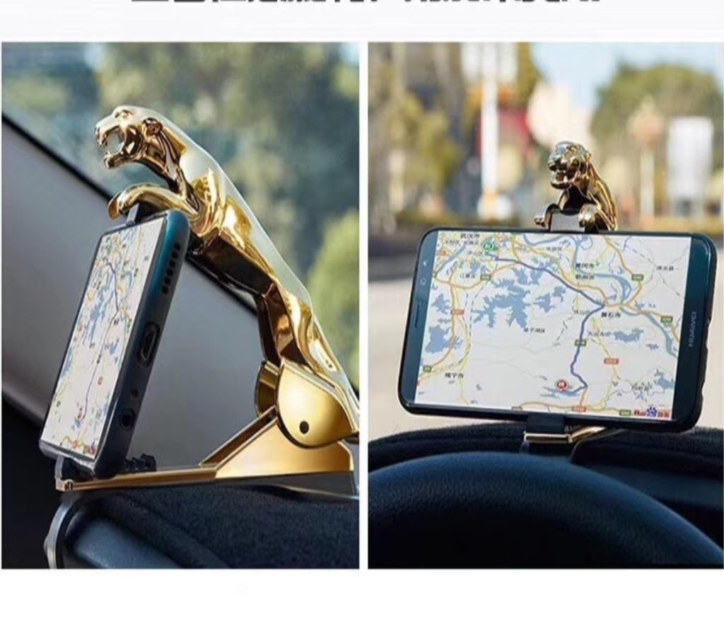 Uchwyt Telefon Uchwyt Samochodowy Na Telefon Leopard Design Komórkowy GPS 360 Stopni Mocowanie Regulowany Klips Mocujący Akcesoria Wspornik Do Samochodu
