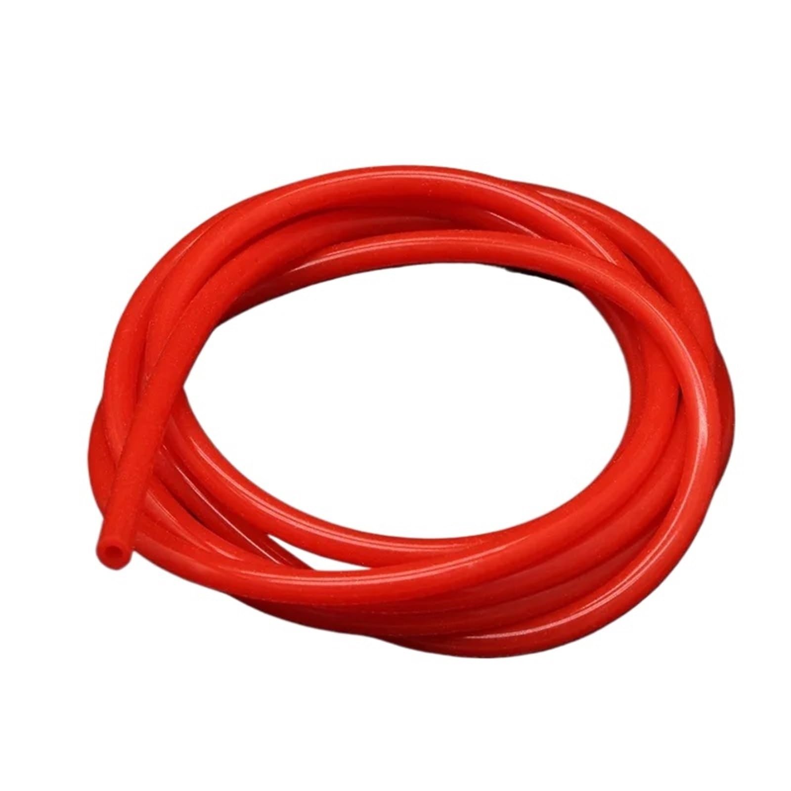 Dqzrtueca Red Fuel Line Hose， Fuel Hose 1M Id 1-10Mm Silicone Tube Multicolor(,1 Meter-Id 0.5Mm Od 1Mm)