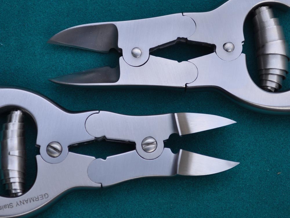 Pince à ongles professionnelle extra forte double engrenage ressort tampon Ei-51