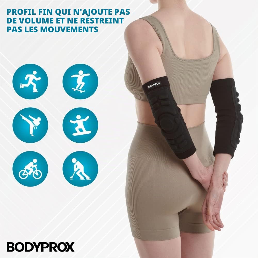 Coussinets de Protection des Coudes 1 Paire, Manchon de Protection des Coudes