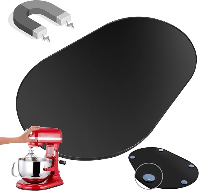 Mixer Mat Slider for KitchenAid 4.5-5 Qt Tilt Head Stand Mixer - Bamboo Kitchen Appliance Sliding Tray Mixer Mover Slider Board Compatible with Kitchen aid 4.5-5 Qt Stand Mixer, KitchenAid Artisan
