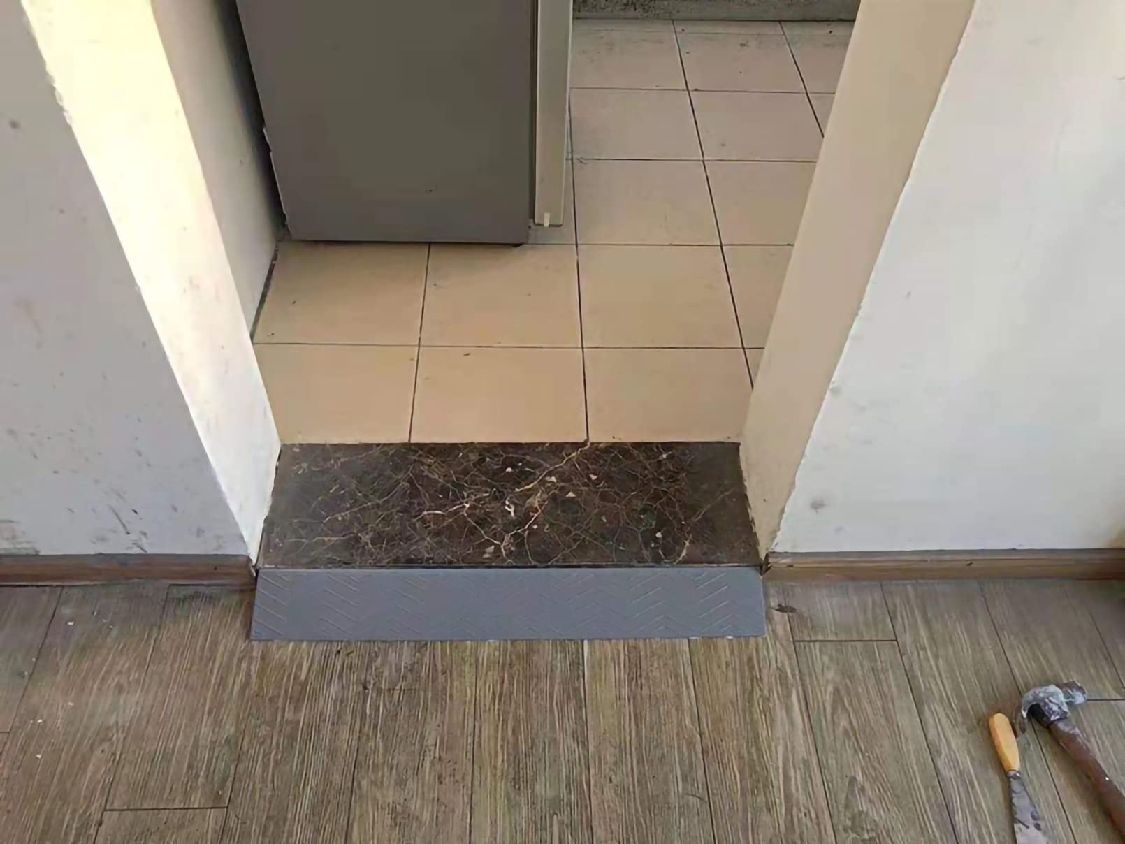 Plastic Sill Step Mat Slope Mat Safety Non-slip Indoor Sweeping Robot