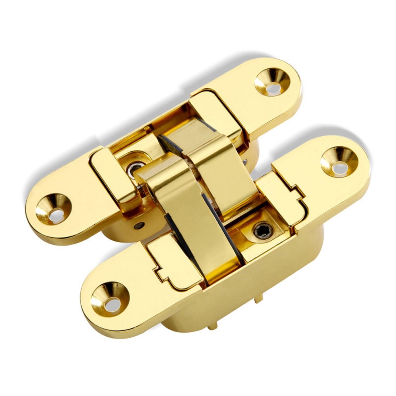 180 Degree Swing Concealed Hinges Invisible Door Hinges Heavy Duty Zincs Alloy Adjustable Hinge Door Accessories Hardware