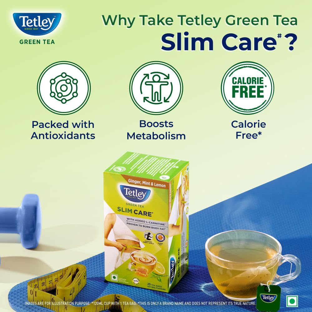 l carnitine tea bags Tetley Green Tea Slim Care with L-Carnitine