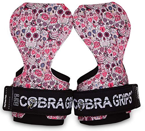 Image of Cobra Grips Weight Lifting Gloves with Adjustable Neoprene Padded Wrist Wraps - Heavy Duty Alternative to Power Lifting Hooks for Deadlifts