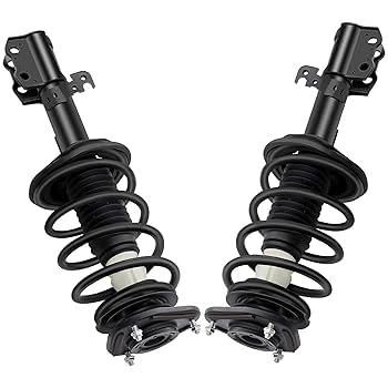 サスペンション ブラック スプリング Amazon.com: ECCPP 2X Front Strut Assembly Shock Absorber for