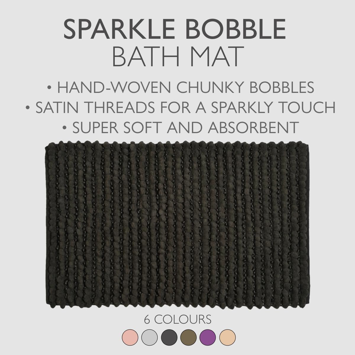 Tappeto Bagno Antiscivolo 50x50 Cm Blu - Bubble Di Gedy - Foto 8