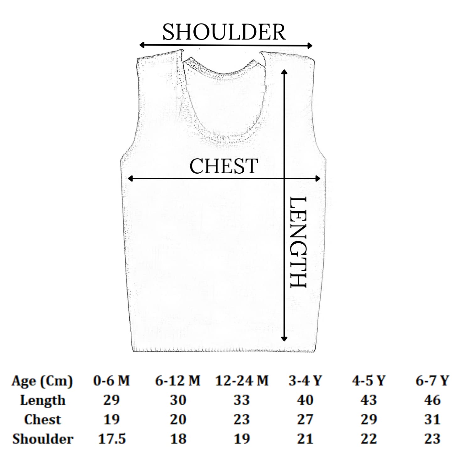 KNITCO Kids Regular Fit Acrylic Woollen Vest Unisex (Pack of 3) - Image 7 thumbnail