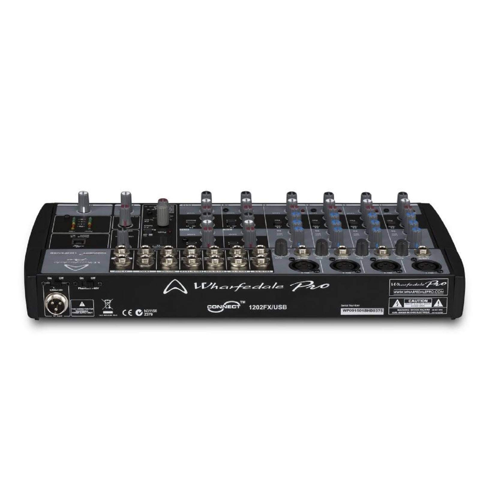 1202FX/USB mixer audio a 12 canali con 56 effetti per live, studio, karaoke, ecc.
